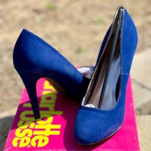 Charlotte Russe Navy Blue Pumps in Sz 8.5